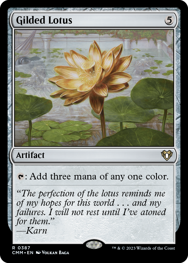 Gilded Lotus [Commander Masters] | PLUS EV GAMES 