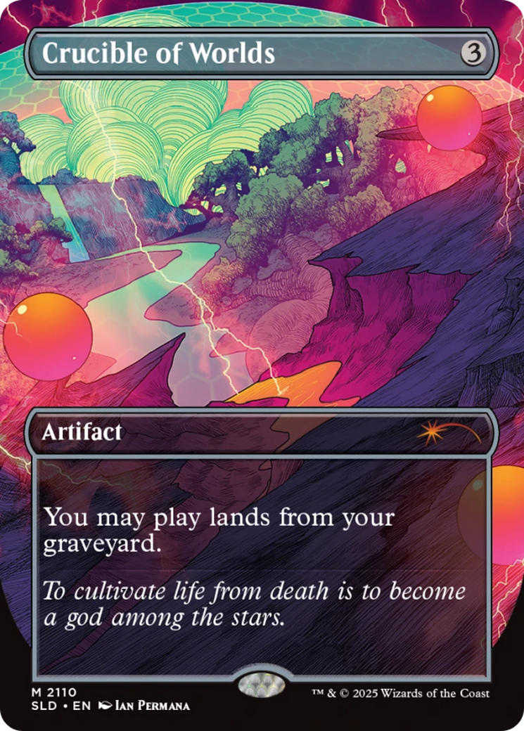 Crucible of Worlds (Galaxy Foil) [Secret Lair Drop Series] | PLUS EV GAMES 