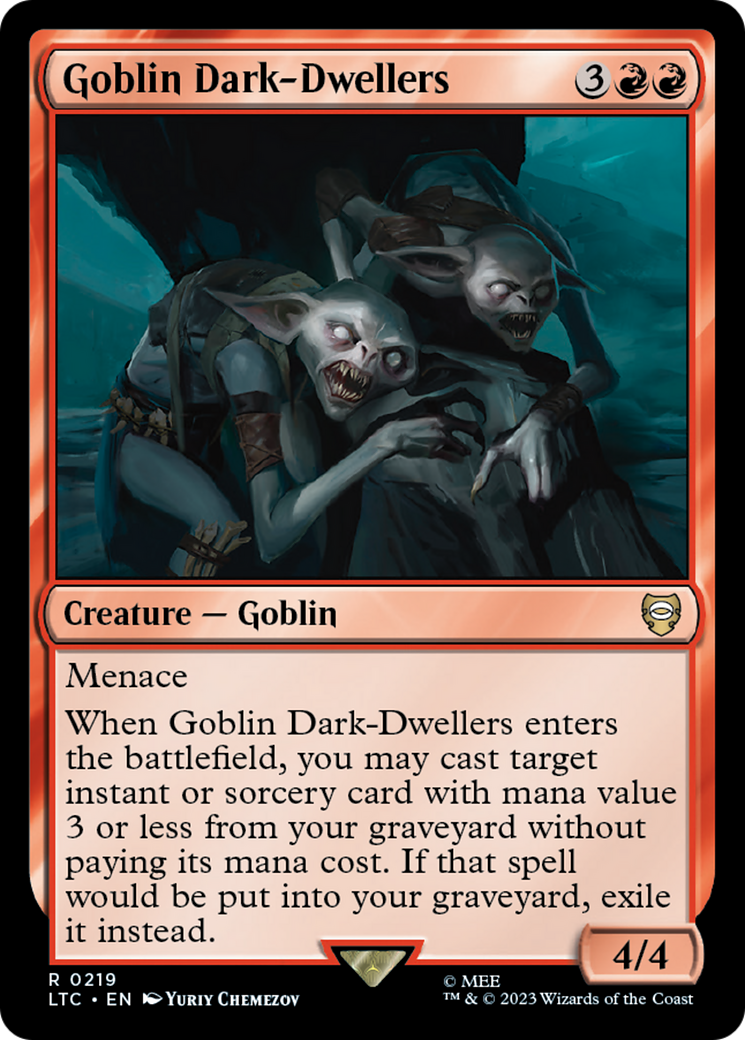 Goblin Dark-Dwellers [The Lord of the Rings: Tales of Middle-Earth Commander] | PLUS EV GAMES 