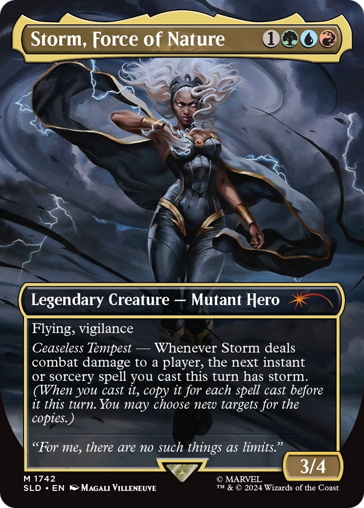 Storm, Force of Nature (Rainbow Foil) [Secret Lair Drop Series] | PLUS EV GAMES 