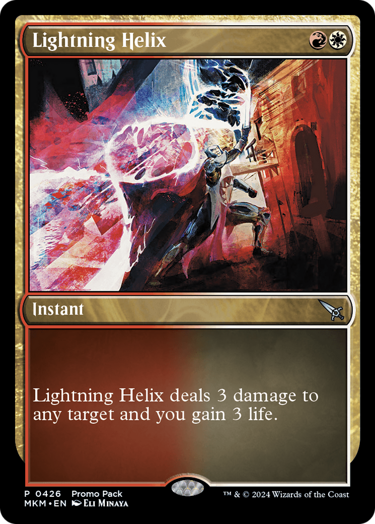 Lightning Helix (Promo Pack) [Murders at Karlov Manor Promos] | PLUS EV GAMES 