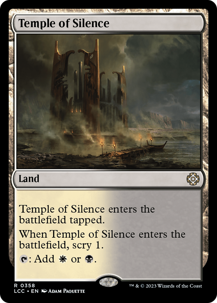 Temple of Silence [The Lost Caverns of Ixalan Commander] | PLUS EV GAMES 