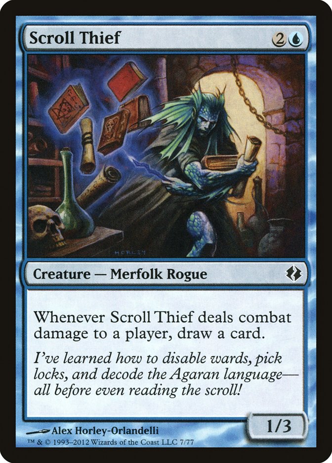 Scroll Thief [Duel Decks: Venser vs. Koth] | PLUS EV GAMES 