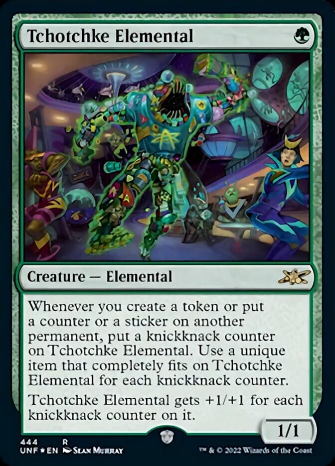 Tchotchke Elemental (Galaxy Foil) [Unfinity] | PLUS EV GAMES 