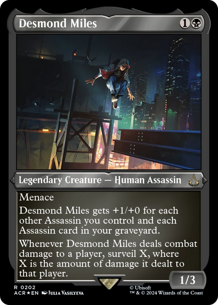 Desmond Miles (Foil Etched) [Assassin's Creed] | PLUS EV GAMES 