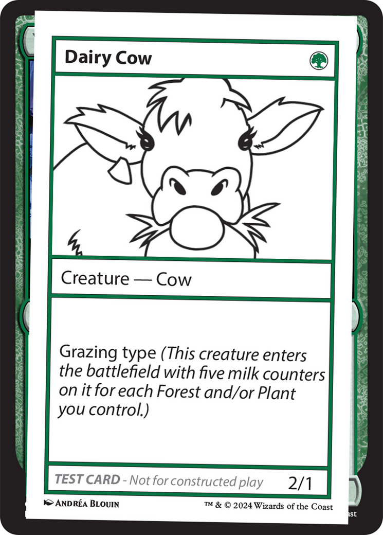 Dairy Cow [Mystery Booster 2 Playtest Cards] | PLUS EV GAMES 