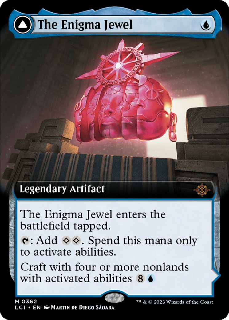 The Enigma Jewel // Locus of Enlightenment (Extended Art) [The Lost Caverns of Ixalan] | PLUS EV GAMES 