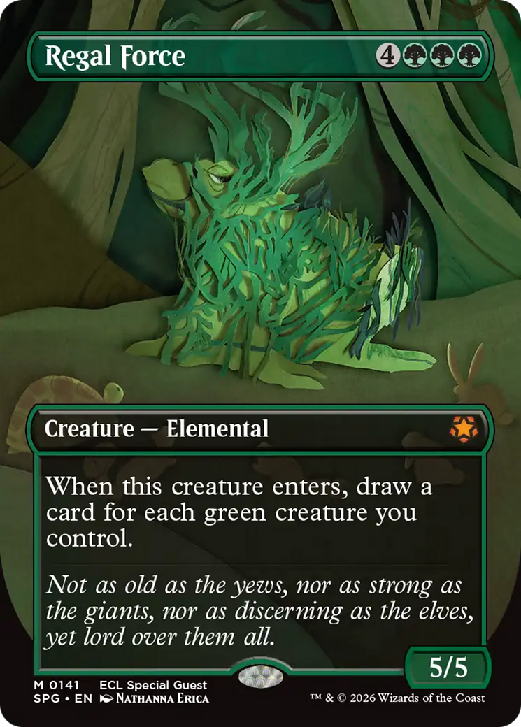 Regal Force (Borderless) [Lorwyn Eclipsed Special Guests] | PLUS EV GAMES 