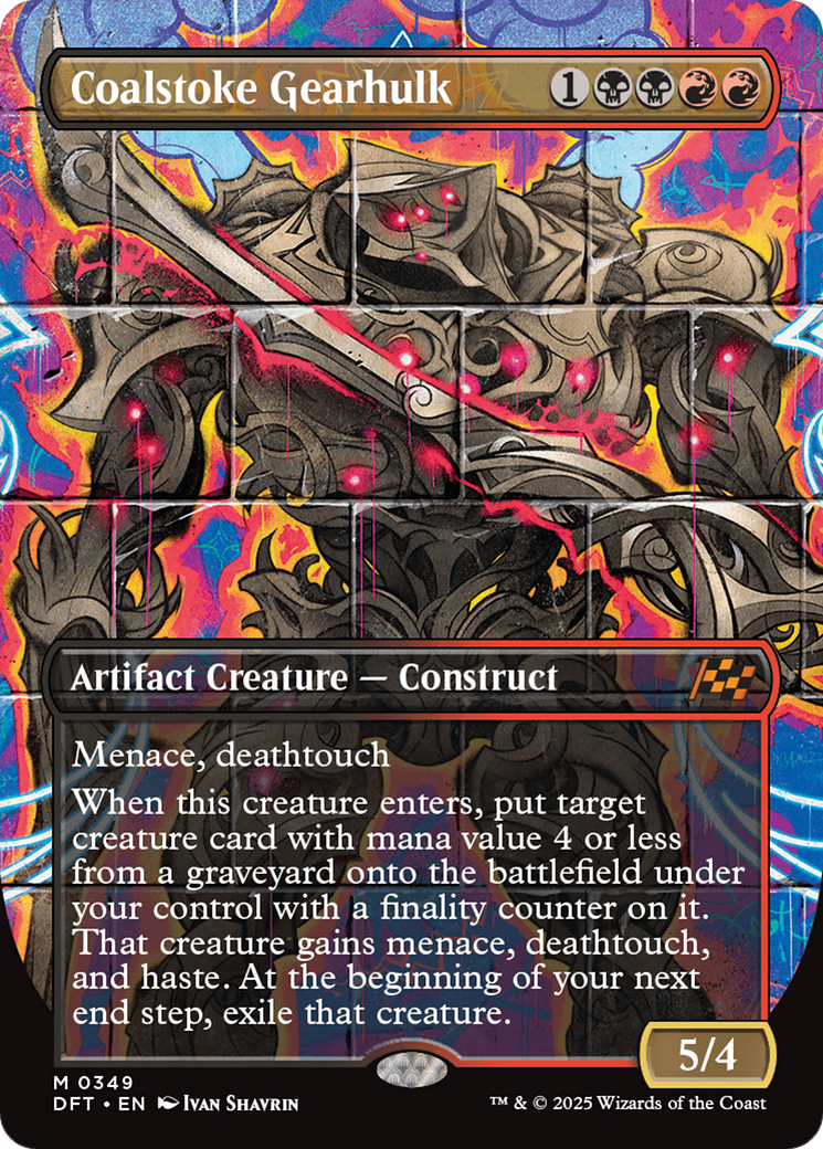 Coalstoke Gearhulk (Borderless) [Aetherdrift] | PLUS EV GAMES 