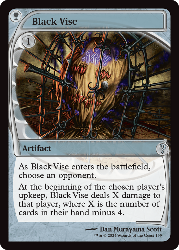 Black Vise (Future Sight) [Mystery Booster 2] | PLUS EV GAMES 