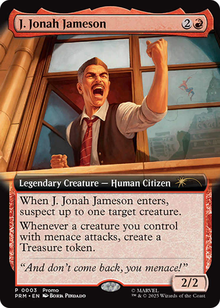 J. Jonah Jameson (Extended Art) [Marvel's Spider-Man Promos] | PLUS EV GAMES 