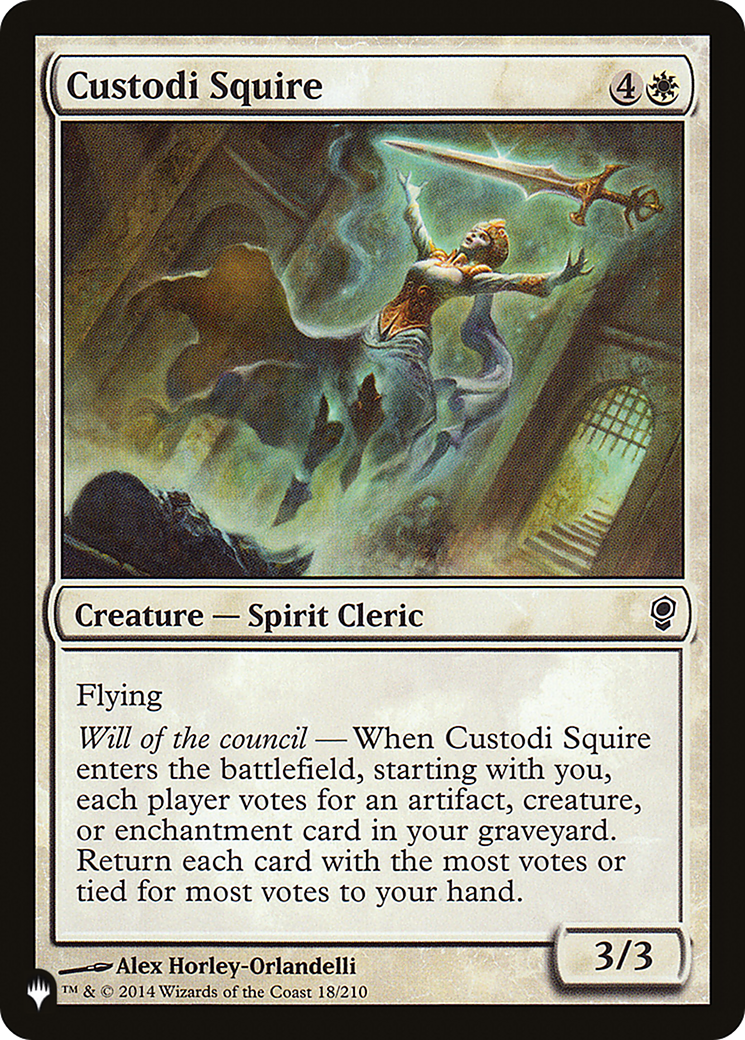 Custodi Squire [The List Reprints] | PLUS EV GAMES 