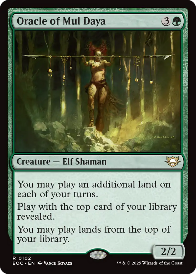 Oracle of Mul Daya [Edge of Eternities Commander] | PLUS EV GAMES 