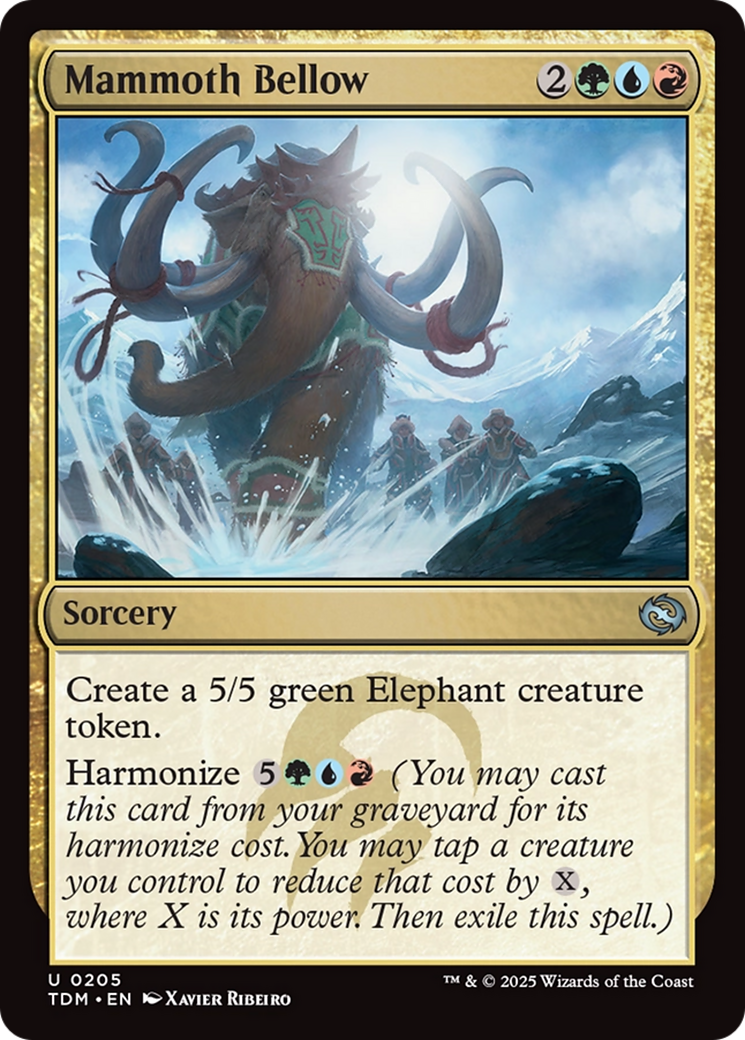 Mammoth Bellow [Tarkir: Dragonstorm] | PLUS EV GAMES 
