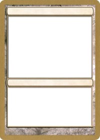 2004 World Championship Blank Card [World Championship Decks 2004] | PLUS EV GAMES 