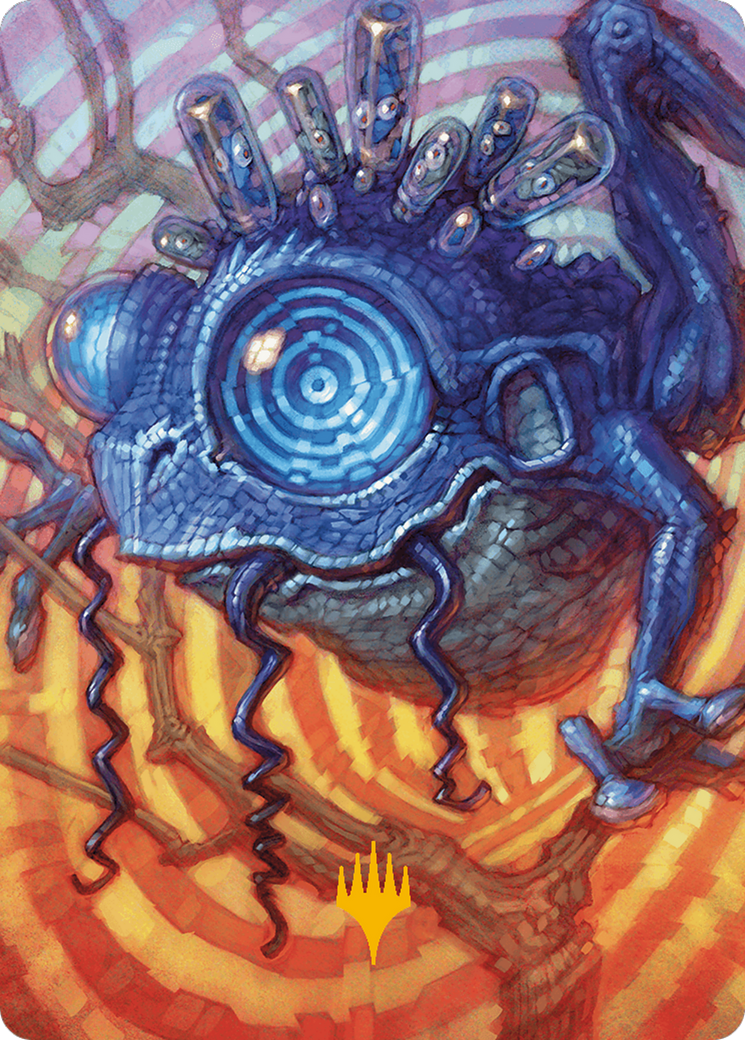 Psychic Frog Art Card (Gold-Stamped Planeswalker Symbol) [Modern Horizons 3 Art Series] | PLUS EV GAMES 