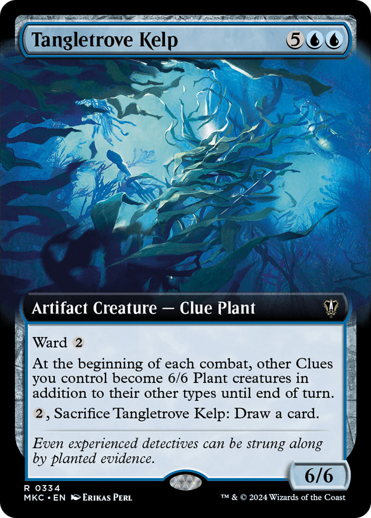 Tangletrove Kelp (Extended Art) [Murders at Karlov Manor Commander] | PLUS EV GAMES 