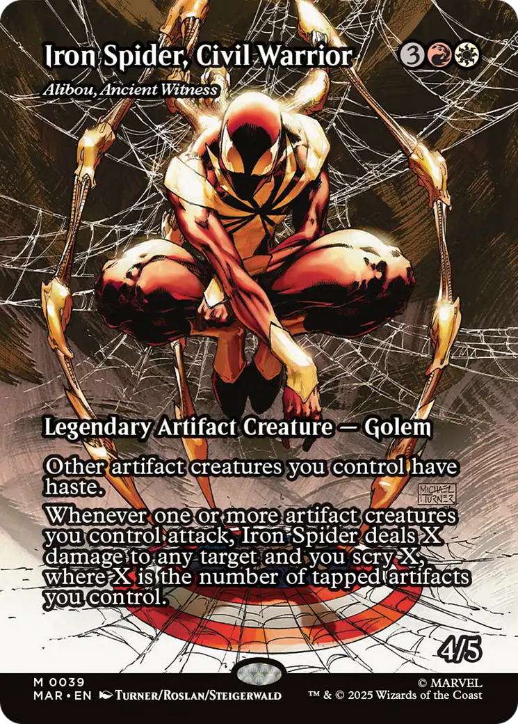 Iron Spider, Civil Warrior - Alibou, Ancient Witness [Marvel Universe: Eternal-Legal] | PLUS EV GAMES 
