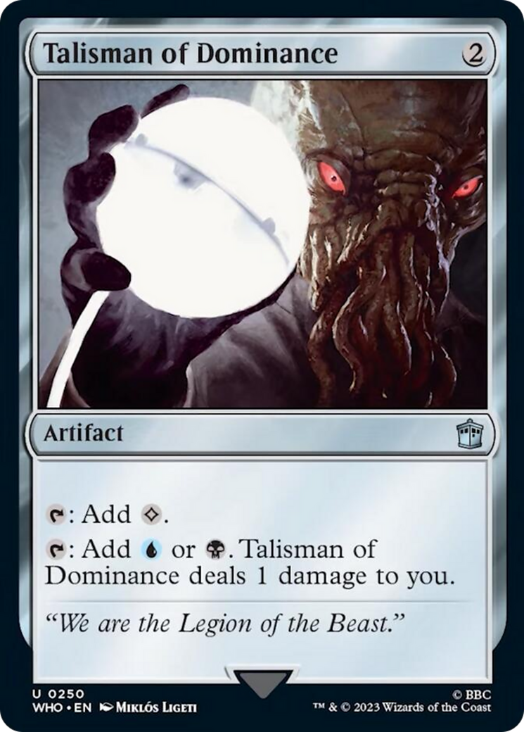 Talisman of Dominance [Doctor Who] | PLUS EV GAMES 