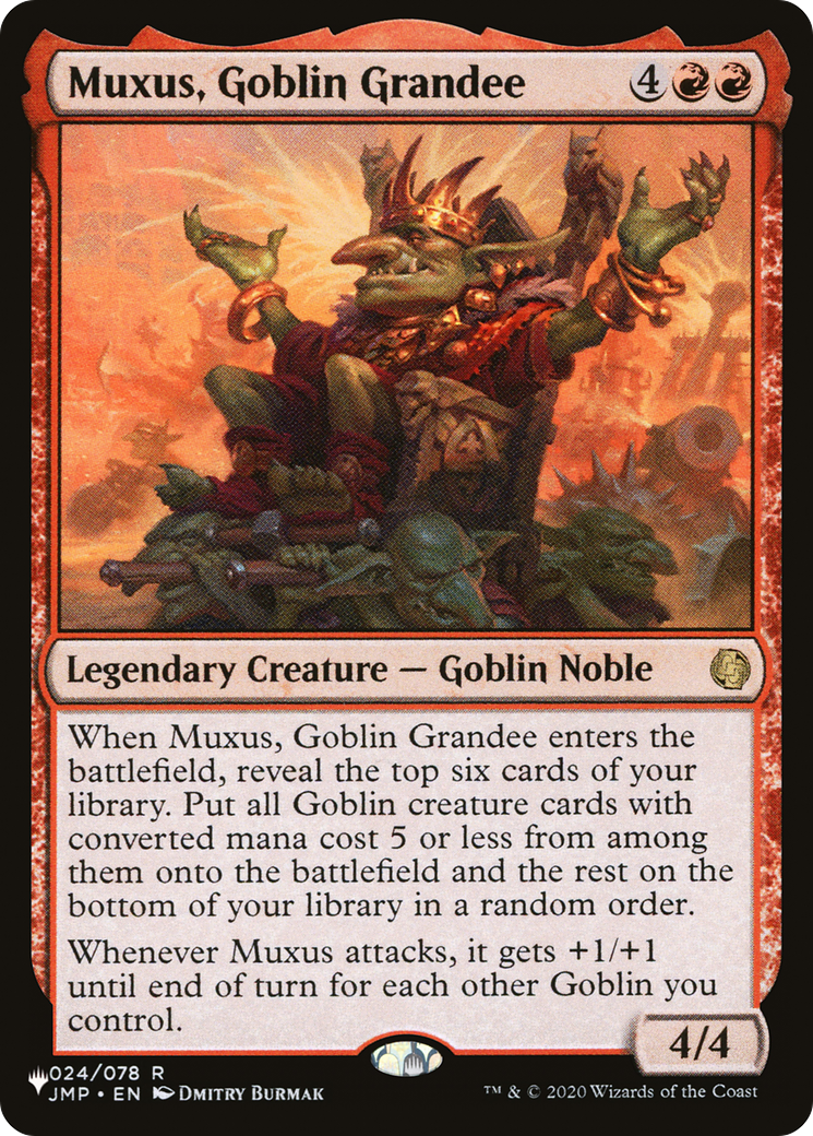 Muxus, Goblin Grandee [The List Reprints] | PLUS EV GAMES 