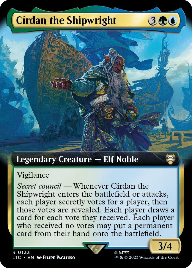 Cirdan the Shipwright (Extended Art) [The Lord of the Rings: Tales of Middle-Earth Commander] | PLUS EV GAMES 