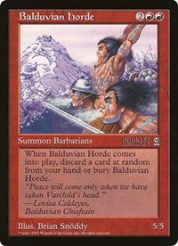 Balduvian Horde (Oversized) [Oversize Cards] | PLUS EV GAMES 