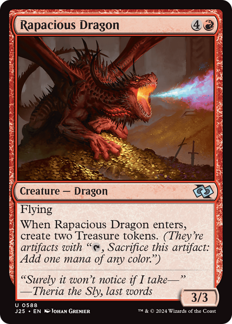 Rapacious Dragon [Foundations Jumpstart] | PLUS EV GAMES 