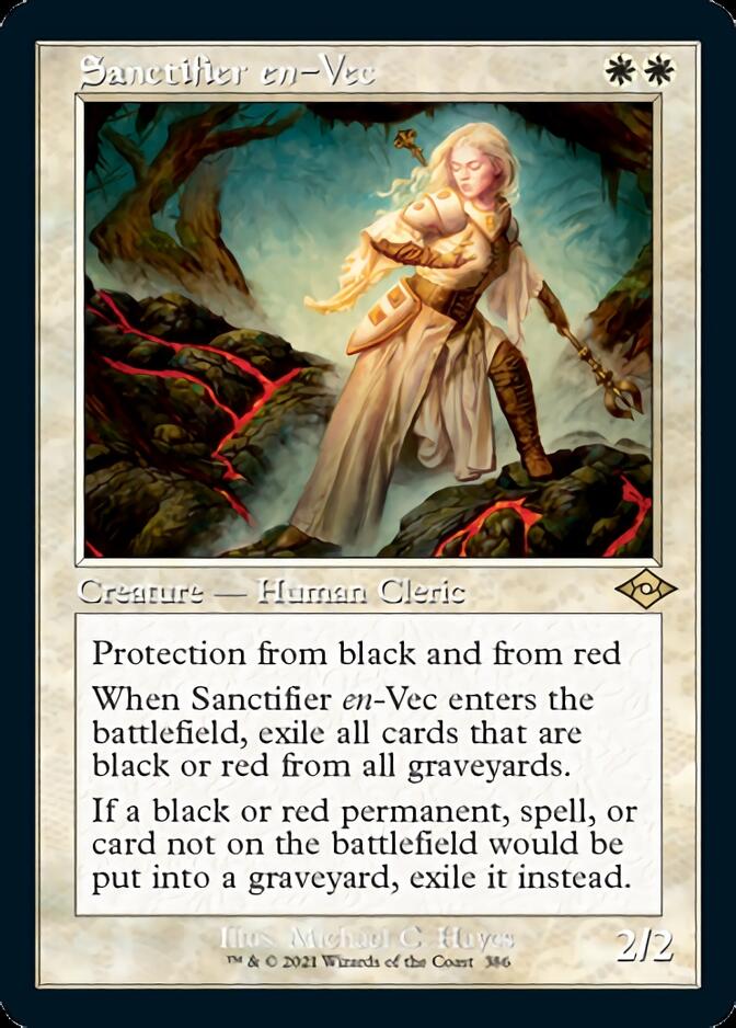 Sanctifier en-Vec (Retro Foil Etched) [Modern Horizons 2] | PLUS EV GAMES 