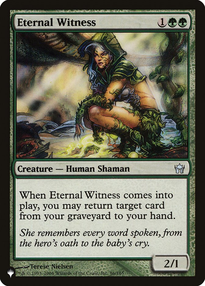 Eternal Witness [The List] | PLUS EV GAMES 