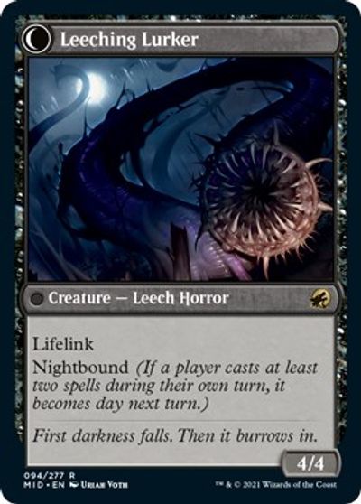 Curse of Leeches // Leeching Lurker [Innistrad: Midnight Hunt] | PLUS EV GAMES 