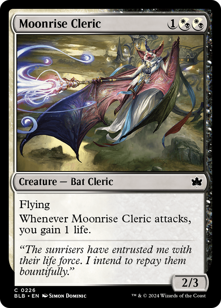 Moonrise Cleric [Bloomburrow] | PLUS EV GAMES 