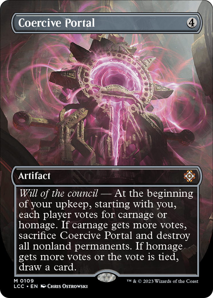 Coercive Portal (Borderless) [The Lost Caverns of Ixalan Commander] | PLUS EV GAMES 