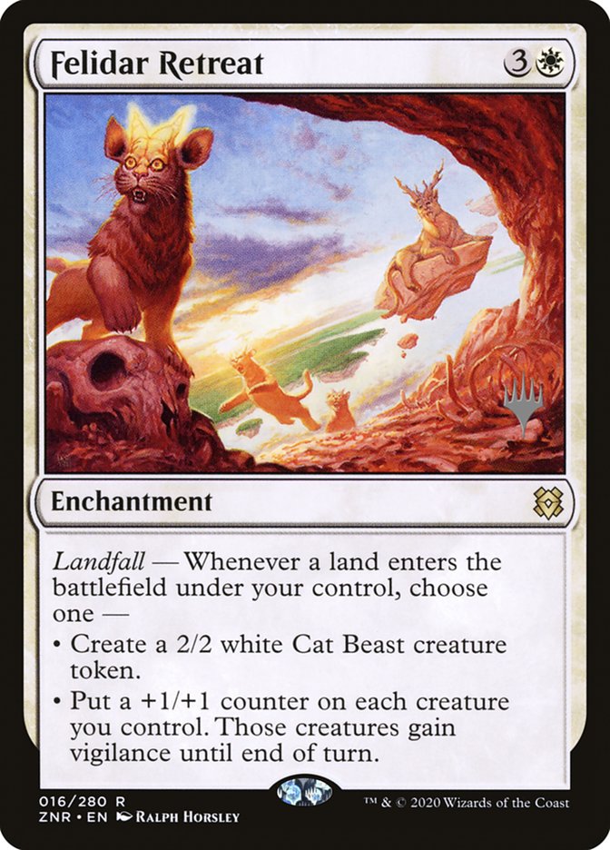 Felidar Retreat (Promo Pack) [Zendikar Rising Promos] | PLUS EV GAMES 