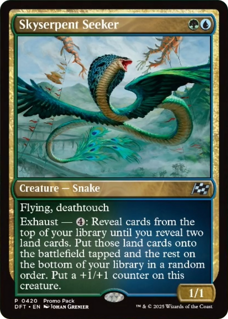 Skyserpent Seeker (Promo Pack) [Aetherdrift Promos] | PLUS EV GAMES 
