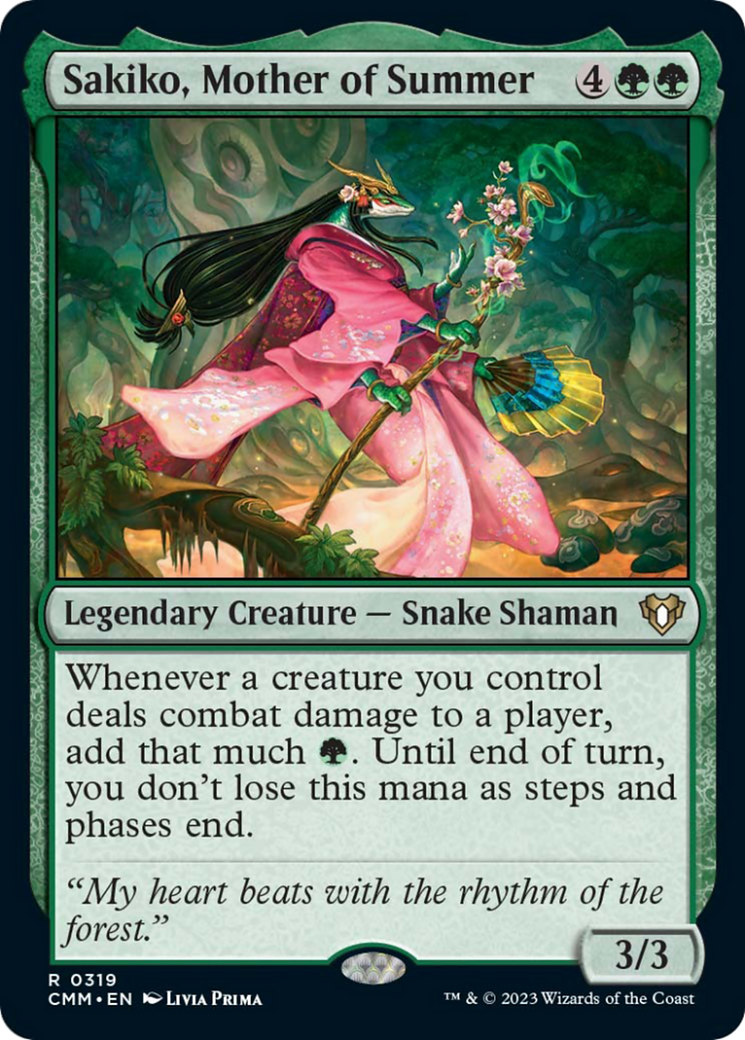 Sakiko, Mother of Summer [Commander Masters] | PLUS EV GAMES 