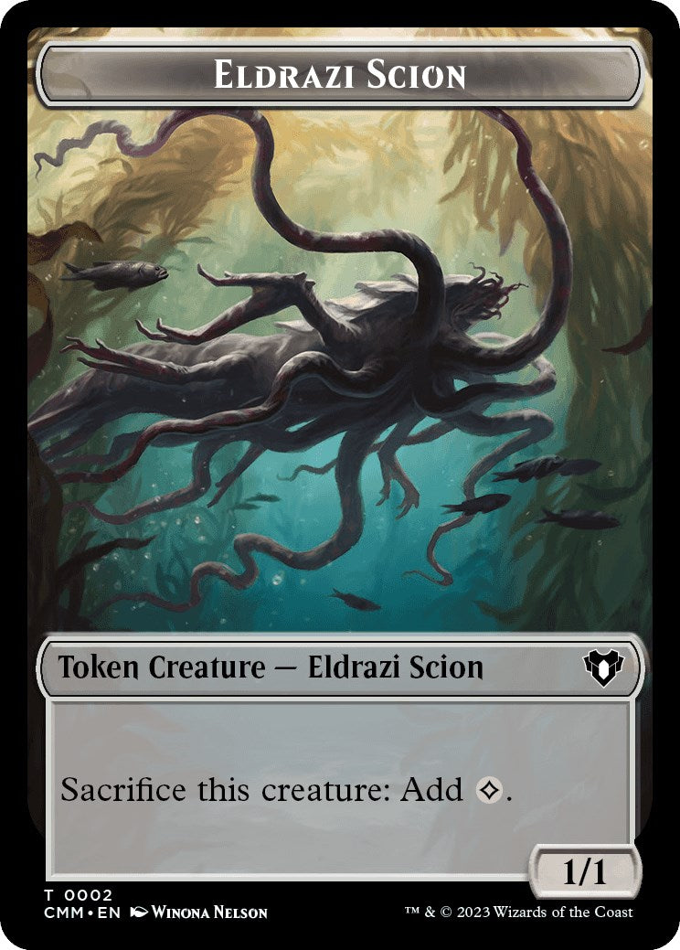 Eldrazi Scion // Phyrexian Beast Double-Sided Token [Commander Masters Tokens] | PLUS EV GAMES 