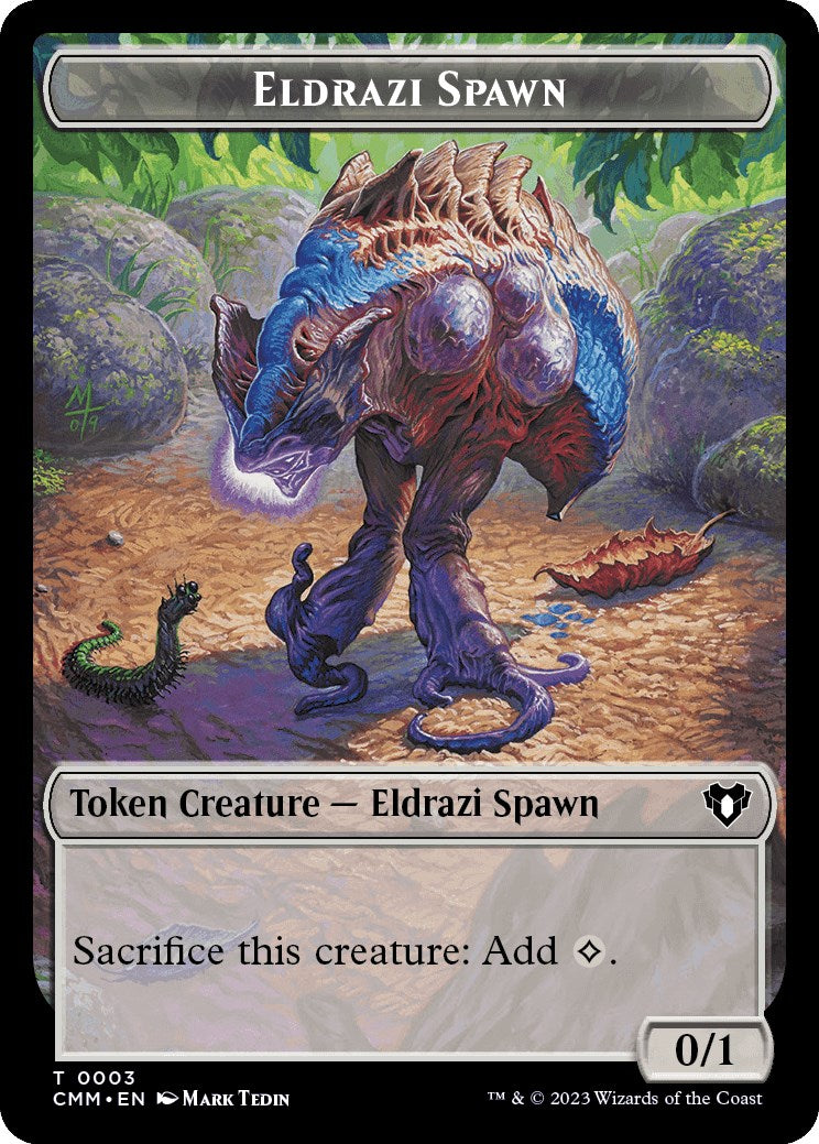 Eldrazi Spawn // Phyrexian Germ Double-Sided Token [Commander Masters Tokens] | PLUS EV GAMES 