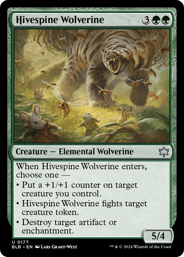 Hivespine Wolverine [Bloomburrow] | PLUS EV GAMES 