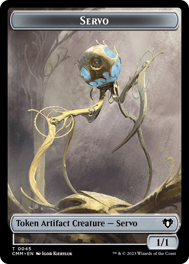 Servo // Construct (0041) Double-Sided Token [Commander Masters Tokens] | PLUS EV GAMES 