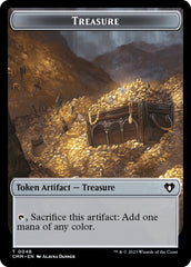 Treasure // Construct (0042) Double-Sided Token [Commander Masters Tokens] | PLUS EV GAMES 