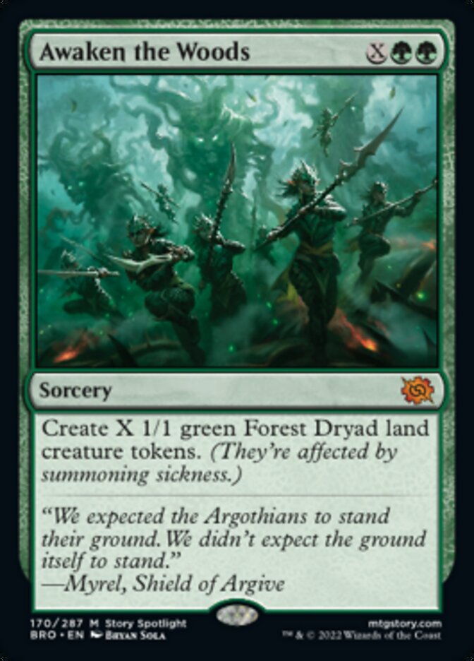 Awaken the Woods (Promo Pack) [The Brothers' War Promos] | PLUS EV GAMES 