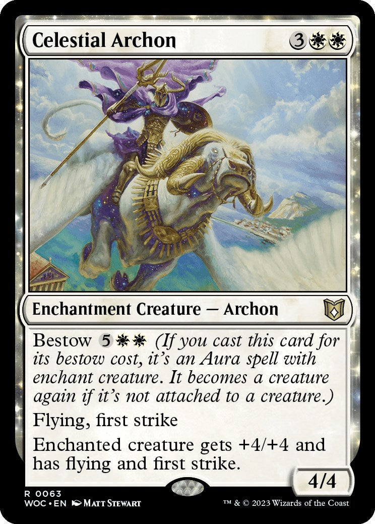 Celestial Archon [Wilds of Eldraine Commander] | PLUS EV GAMES 