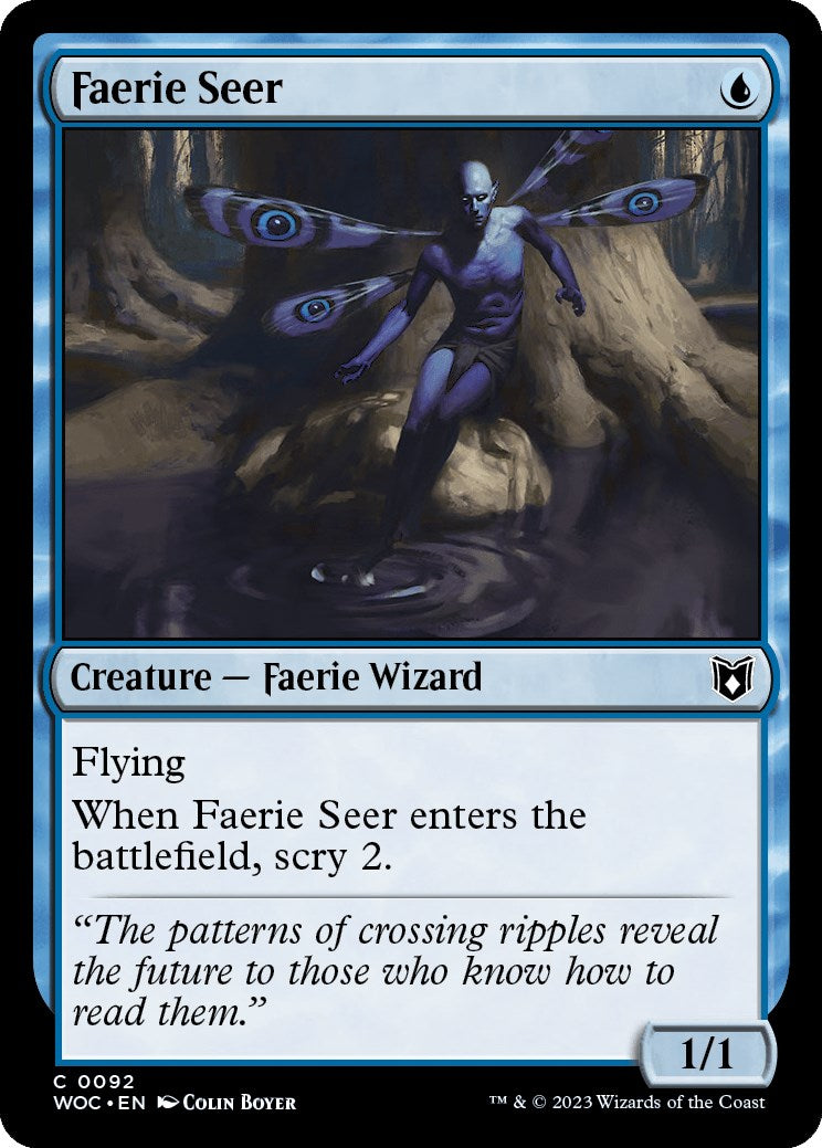 Faerie Seer [Wilds of Eldraine Commander] | PLUS EV GAMES 