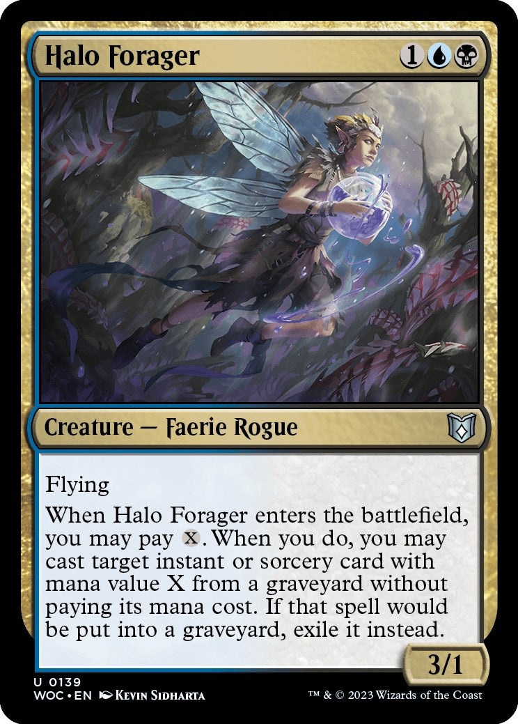 Halo Forager [Wilds of Eldraine Commander] | PLUS EV GAMES 