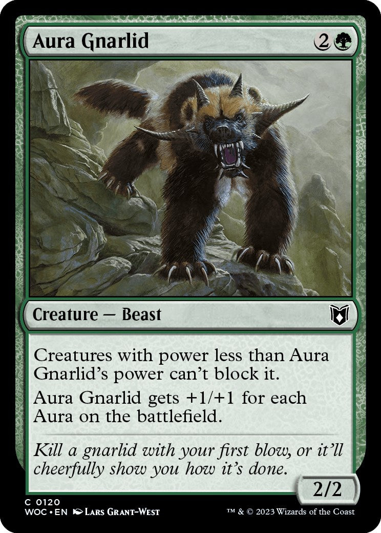 Aura Gnarlid [Wilds of Eldraine Commander] | PLUS EV GAMES 