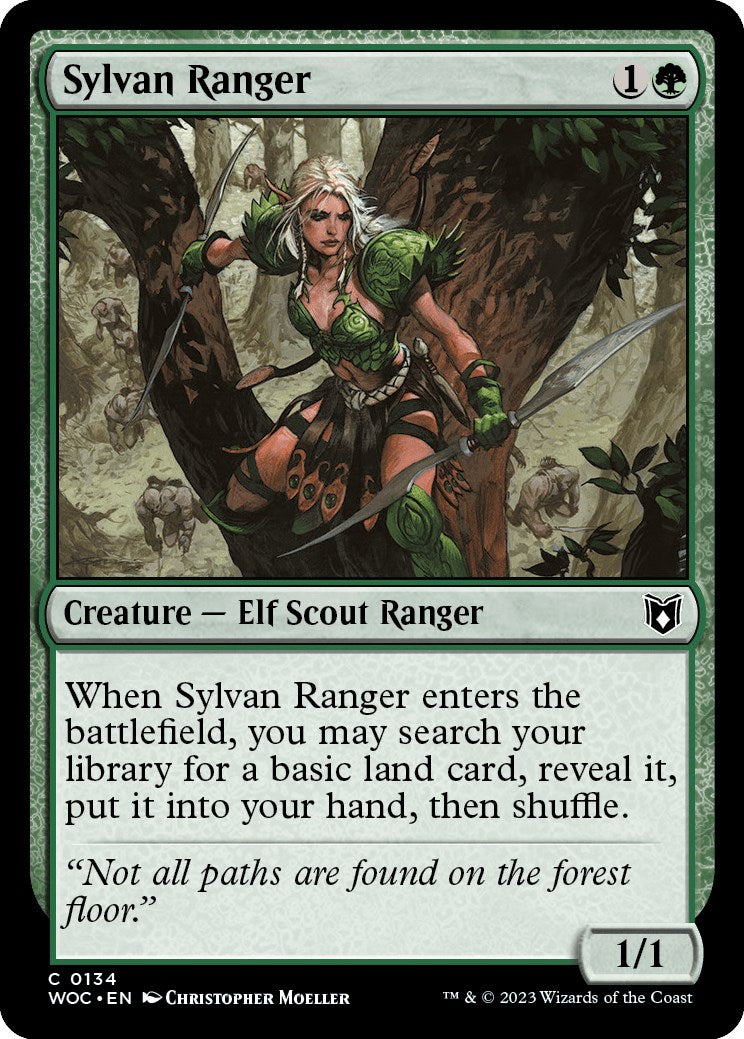 Sylvan Ranger [Wilds of Eldraine Commander] | PLUS EV GAMES 