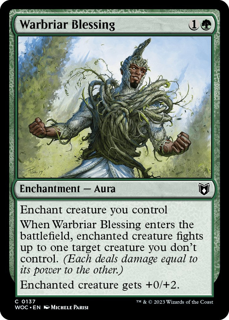 Warbriar Blessing [Wilds of Eldraine Commander] | PLUS EV GAMES 