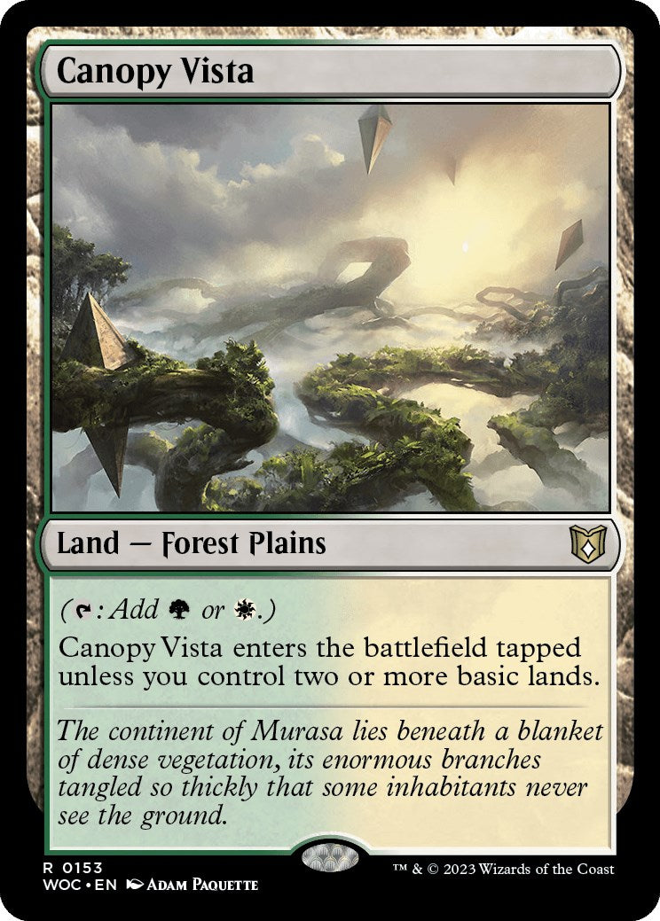 Canopy Vista [Wilds of Eldraine Commander] | PLUS EV GAMES 