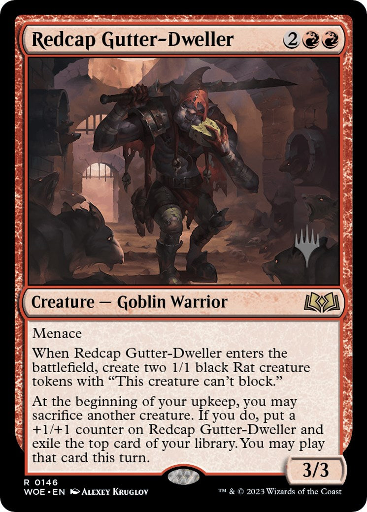 Redcap Gutter-Dweller (Promo Pack) [Wilds of Eldraine Promos] | PLUS EV GAMES 