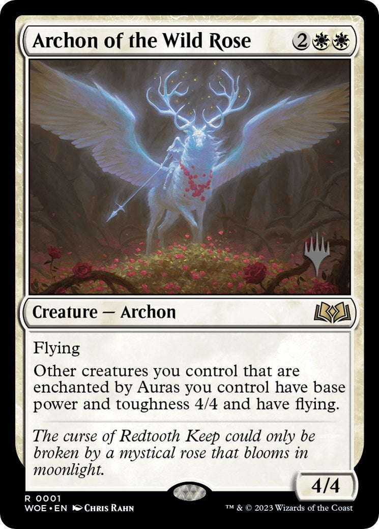 Archon of the Wild Rose (Promo Pack) [Wilds of Eldraine Promos] | PLUS EV GAMES 